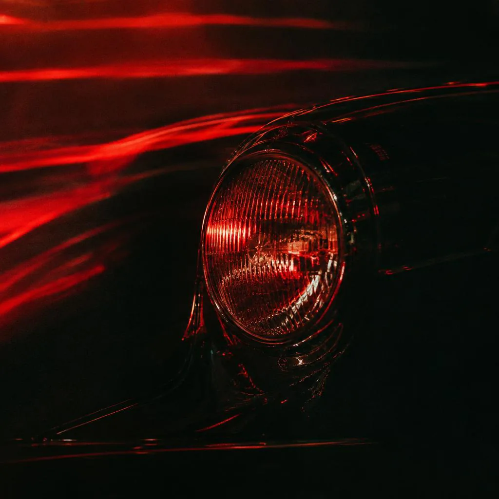 Car photography — Chrome & Crimson